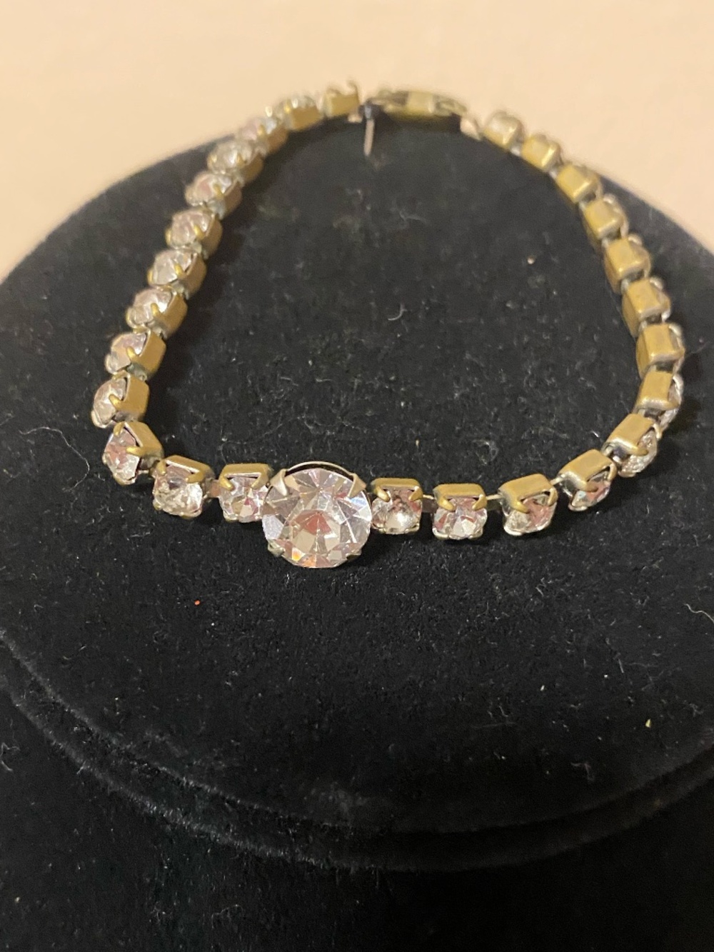 antique rhinestone bracelet